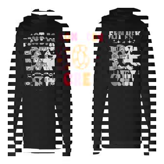 Front Desk Boo Crew Ghost Boo Halloween Receptionist Long Sleeve T-Shirt | Mazezy