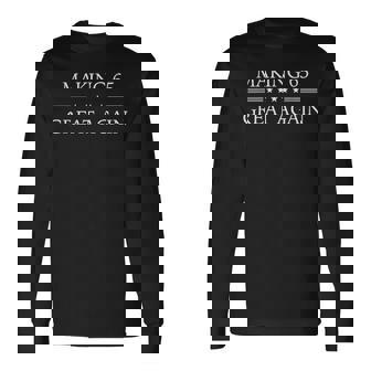 65Th Birthday Making 65 Great Again 65 Years Old Bday Long Sleeve T-Shirt | Mazezy