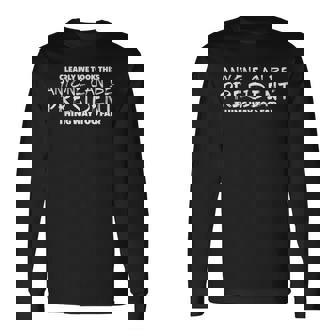 Anti Trump Protest Wear Long Sleeve T-Shirt | Seseable CA