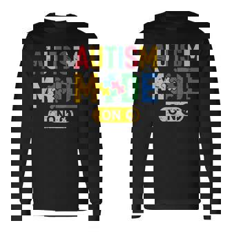 Autism Awareness Autistic Autism Mode On Puzzle Long Sleeve T-Shirt - Monsterry