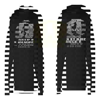 Bigfoot A Guy Like Me Is Hard To Find Sasquatch Long Sleeve T-Shirt - Monsterry