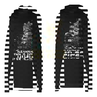 Cat Lover Rules Are Made For Dogs Driving Cat Long Sleeve T-Shirt - Monsterry