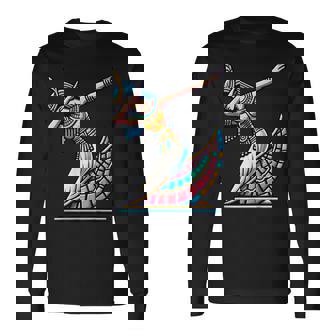 Cleopatra Dabbing And Dab Historia Del Antiguo Egipto Camiseta de manga larga - Regaloses