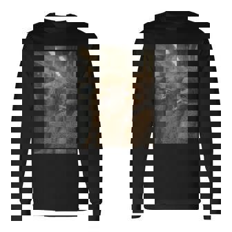 Distressed Doll Smoking Long Sleeve T-Shirt | Seseable CA