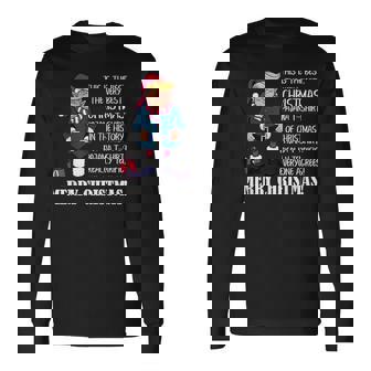 Donald Trump Christmas Pajama Long Sleeve T-Shirt | Mazezy