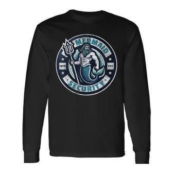 Father Swimming Dad Swimmer Daughter Swim Long Sleeve T-Shirt - Thegiftio UK