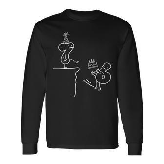 Goodbye 6 Hello 7 Birthday 7Th Bday 7 Years Old 67 Boy Long Sleeve T-Shirt - Thegiftio UK