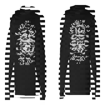 Greek Mythology Medusa Making Hard Since 700 BC Long Sleeve T-Shirt - Monsterry