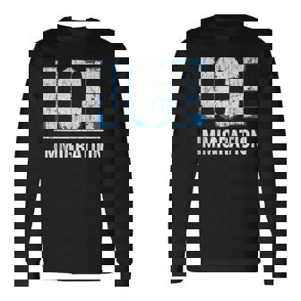 Ice Immigration Retro Long Sleeve T-Shirt - Monsterry