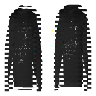 Lsd Moleculeサイケデリックシャツ 長袖Tシャツ - Kawaiitshirt