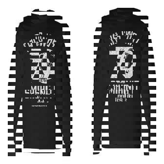 Pickleball 70Th Birthday 70 Years Old Love Pickleball Long Sleeve T-Shirt | Mazezy