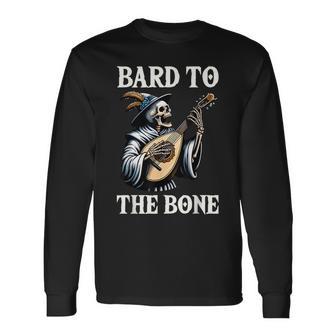 Renaissance Festival Knight Bard To The Bone Long Sleeve T-Shirt - Thegiftio UK