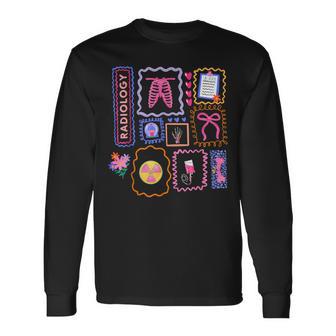 Xray Tech Radiology Cute Rad Tech Healthcare Long Sleeve T-Shirt - Thegiftio UK