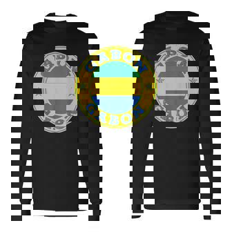 Gabon Gabon Drapeau Gabon Fierté T-shirt à manches longues - Cadeauxyz