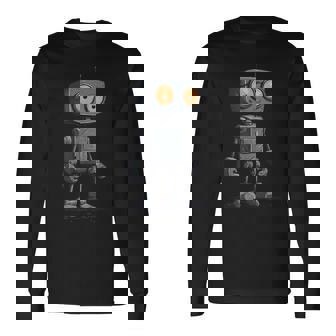 Gafas Divertidas Con Este Disfraz De Robot Con Gafas Camiseta de manga larga - Regaloses