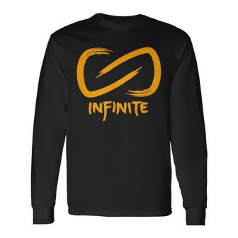 Gaming Gamers Caylus Gaming Infinite Logo Game Long Sleeve T-Shirt - Thegiftio UK