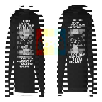 Gaming No Juego Todo El Tiempodivertido Gamer Camiseta de manga larga - Regaloses