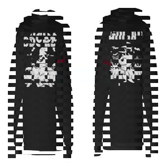 Ghoul Dad Vintage Ghost Halloween Costume Long Sleeve T-Shirt | Seseable FR