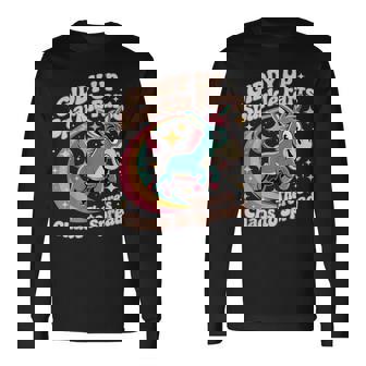 Giddy Up Sparkle Farts There's Chaos To Spread Long Sleeve T-Shirt | Seseable CA