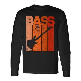 Gitarre Bass Bassistintage & Retro Langarmshirts - Geschenkecke