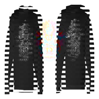 Goa Trance Psy Trance Dance Music Psychédélique Trance Ozor T-shirt à manches longues - Cadeauxyz