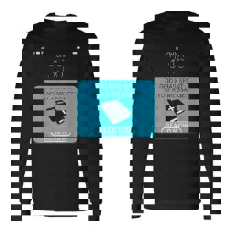 God Hased You A Message – 今すぐ読む 長袖Tシャツ - Kawaiitshirt