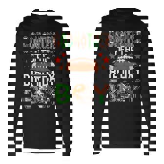 Godmother Of The Birthday Boy Game Day Football Long Sleeve T-Shirt | Mazezy