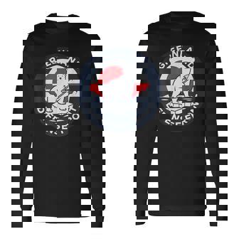 Greenland Guard Polar Bear Spear Arctic Emblem Long Sleeve T-Shirt - Monsterry