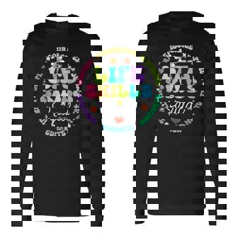 Groovy Life Skills Squad Teacher Special Ed SPED Team Crew Long Sleeve T-Shirt | Mazezy