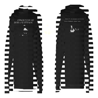 Growing A Silly Little Goose Pregnancy Announcement Long Sleeve T-Shirt - Monsterry