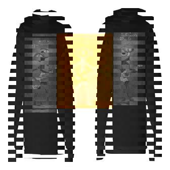 Guitar Art-Surrealist Guitar Long Sleeve T-Shirt | Seseable FR