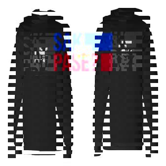 Haitian Flag Day Retro Creole Pride Haiti Flag Sak Pase Long Sleeve T-Shirt - Thegiftio