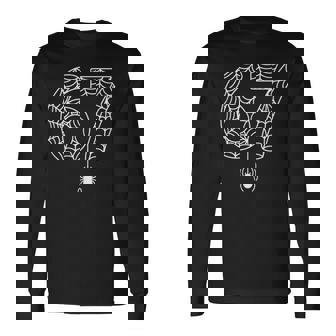 Halloween 67 Costume Halloween 6 7 Spider Web Long Sleeve T-Shirt | Seseable UK