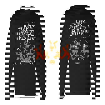 Happy Halloween Hip Hop Dancer Breakdancers Dance Teachers Long Sleeve T-Shirt | Mazezy