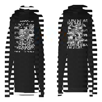 Happy New Year Gnomes Saying Hanging With My Gnomies Long Sleeve T-Shirt - Thegiftio