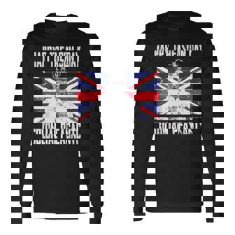 Happy Treason Day King Charles Iii British 4Th Of July Long Sleeve T-Shirt - Thegiftio