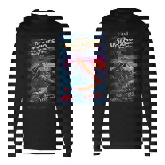 Hawaii Volcanoes National Park Usa Vintage Kilauea Travel Long Sleeve T-Shirt - Monsterry