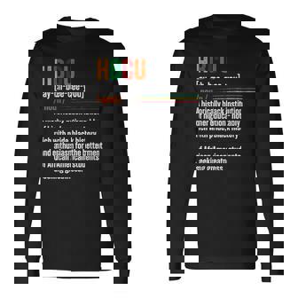 Hbcu Definition Pride Black History Month Defines Acrony Long Sleeve T-Shirt - Thegiftio