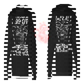 Heart Surgery Recovery Valve Job Replacement Long Sleeve T-Shirt | Mazezy