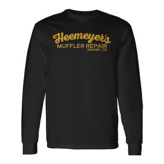 Heemeyer Welding Company Bulldozer Equipment Heavy Machinery Long Sleeve T-Shirt | Mazezy