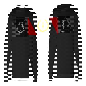 Heritage African American Flag Black History 1967 Long Sleeve T-Shirt - Monsterry