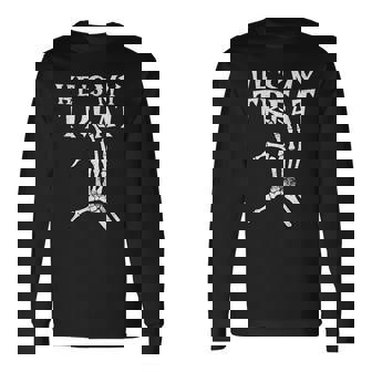 He's My Treat Heart Matching Couple Halloween Girlfriend Long Sleeve T-Shirt - Thegiftio