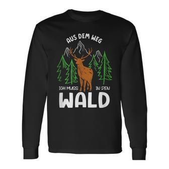 Hirsch Jagen Zubehör Lustiges Jagd Langarmshirts - Geschenkecke
