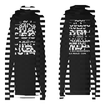 Hombre Cita Divertida De Nuera Para Unuegro Camiseta de manga larga - Regaloses