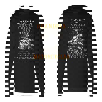 Hombre Real Grandpas Ride De Moto Biker Grandpa Motorbikes Camiseta de manga larga - Regaloses