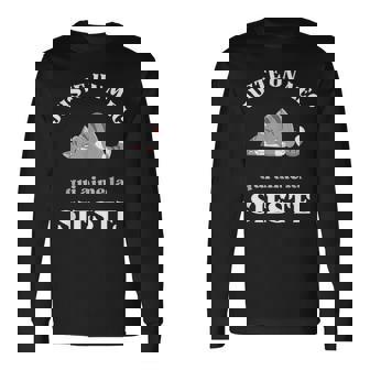 Homme Juste Un Mec Qui Aime Laieste Humour Matin Homme T-shirt à manches longues - Cadeauxyz