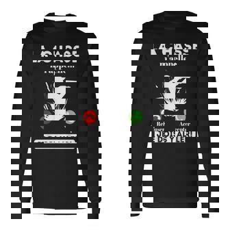 Homme La Chasse M' Appelle Humour Chasseur Cadeau Chasse Homme T-shirt à manches longues - Cadeauxyz