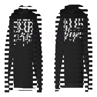 Homme Parents Enceinte Bébé Grossesse Futur Papa T-shirt à manches longues - Cadeauxyz