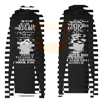 Homme Photographe Barbe Humour Photographe Barbu T-shirt à manches longues - Cadeauxyz