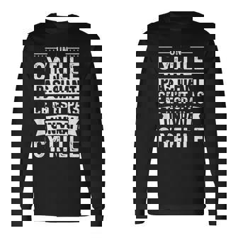 Homme Phrase Drôle Personnalisée Humoristique Homme Chiant Cyrille T-shirt à manches longues - Cadeauxyz